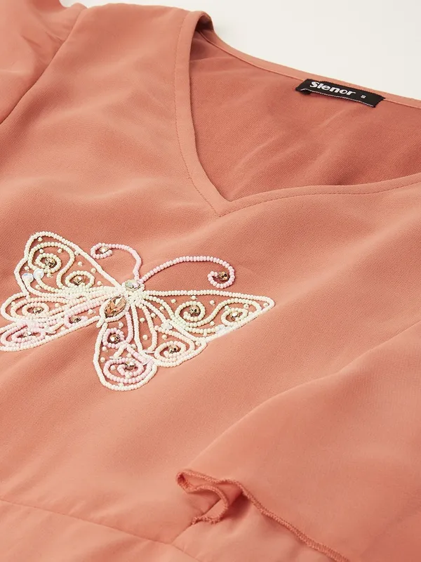 Peach_Georgette__dress