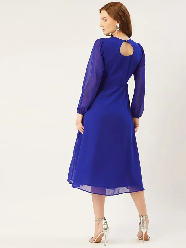 Blue_Georgette_Solid_dress