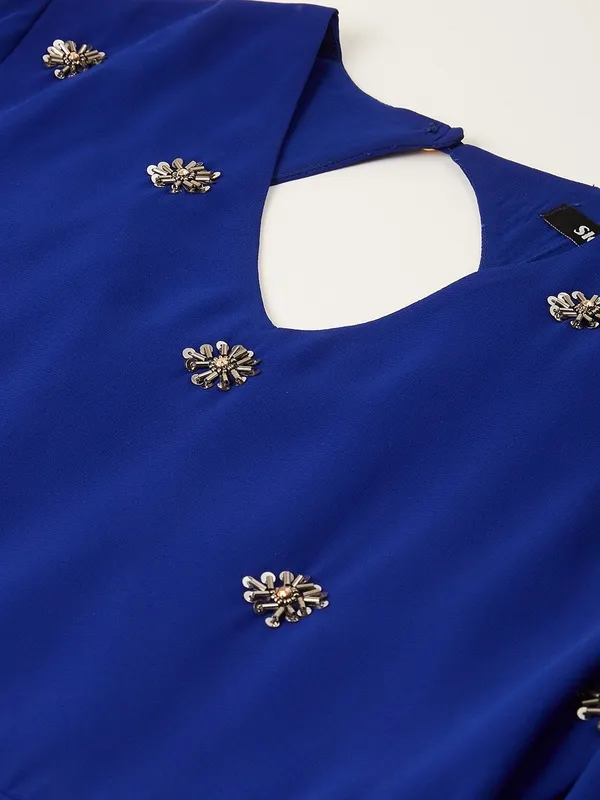 Blue_Georgette_Solid_dress