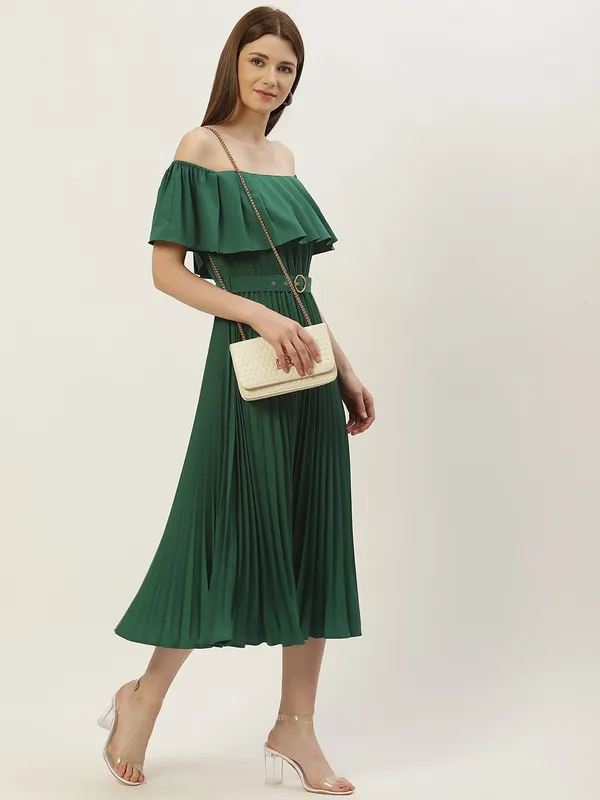 Green_Crepe_Solid_dress