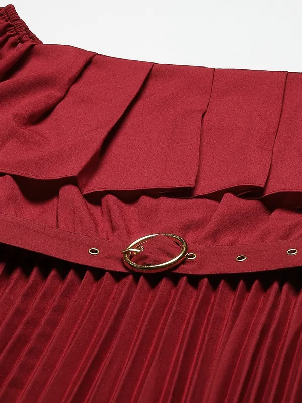 Maroon_Crepe__dress