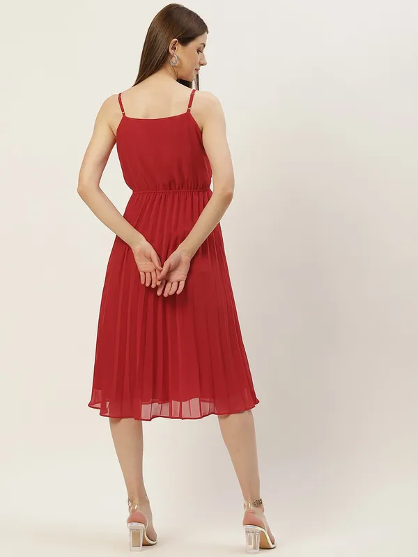 Red_Georgette__dress
