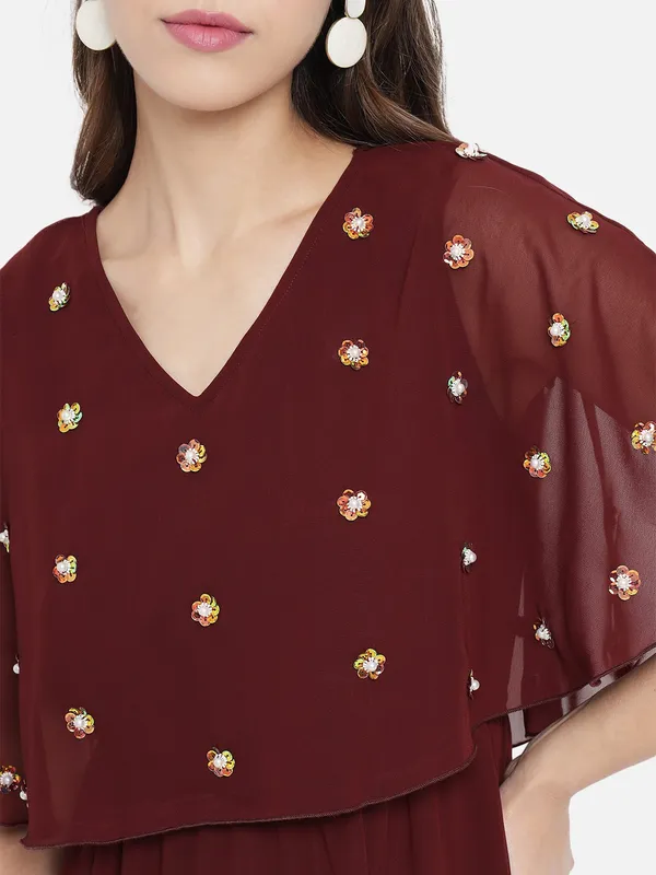 Brown_Georgette__dress