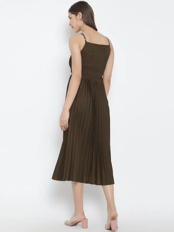 Olive_Polyester__dress