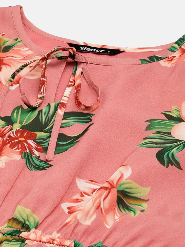 Pink_Georgette_Printed_dress
