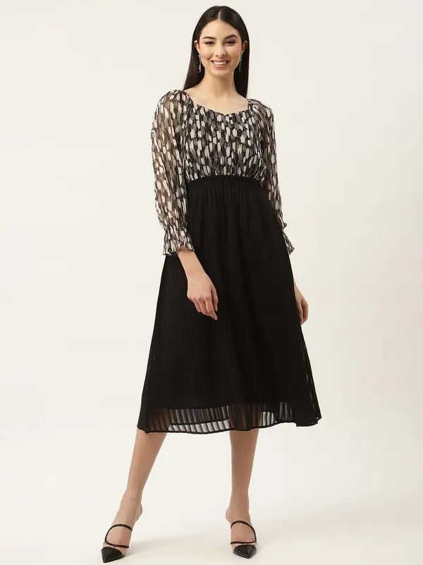 Black_Chiffon_Abstract_dress