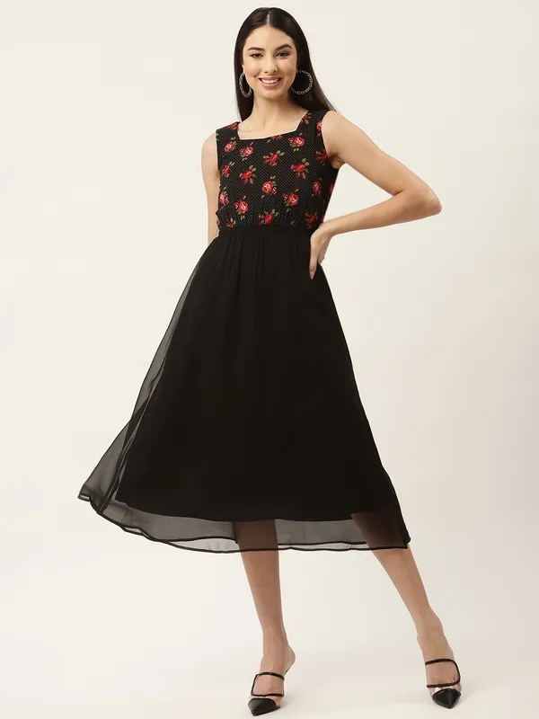Black_Georgette_Floral_Print_dress