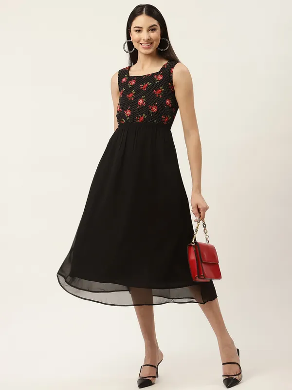 Black_Georgette_Floral_Print_dress