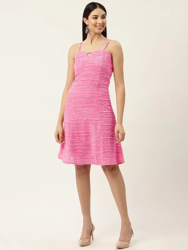 Pink_Georgette_Solid_dress