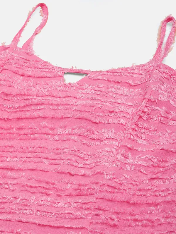 Pink_Georgette_Solid_dress