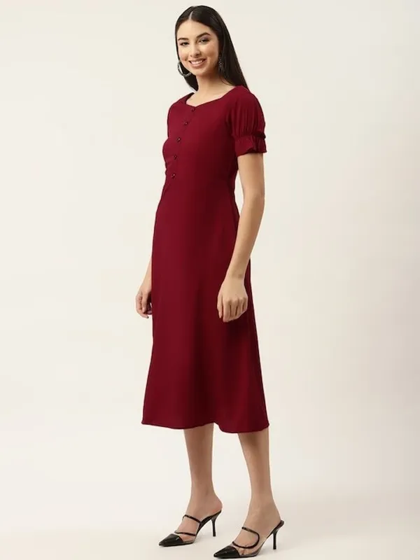 Maroon_Crepe__dress
