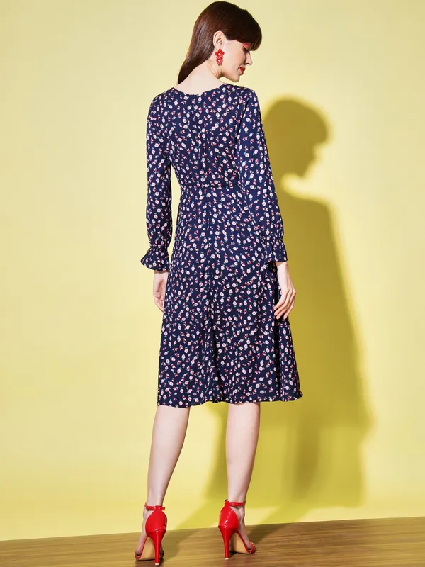Navy_Blue_Georgette_Printed_dress