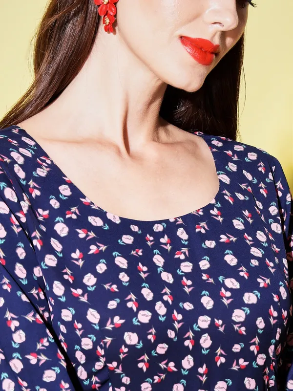 Navy_Blue_Georgette_Printed_dress