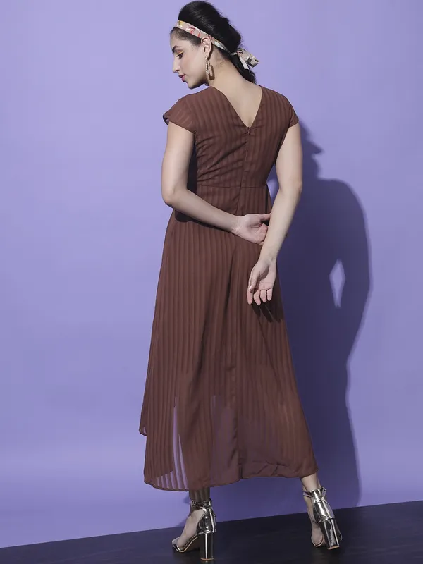 Brown_Georgette__dress