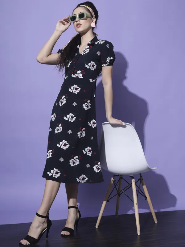 Navy_Blue_Crepe_Printed_dress