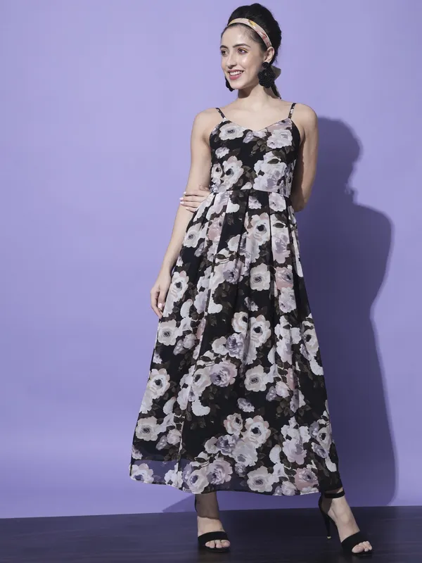 Multicolor_Georgette_Printed_dress
