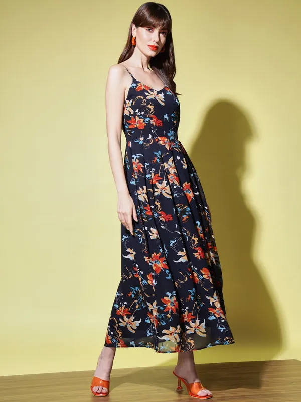Navy_Blue_Georgette_Printed_dress