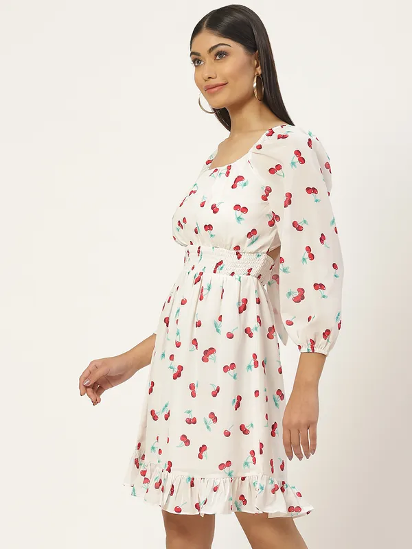 White_Georgette_Printed_dress