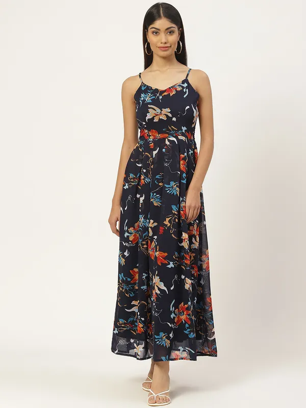 Navy_Blue_Georgette_Floral_Print_dress