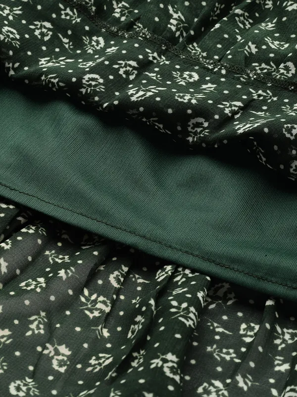Green_Georgette_Floral_Print_dress