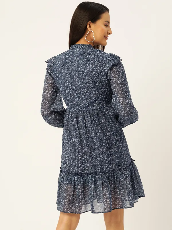 Blue_Georgette_Floral_Print_dress