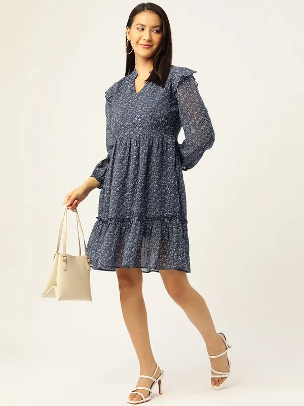 Blue_Georgette_Floral_Print_dress