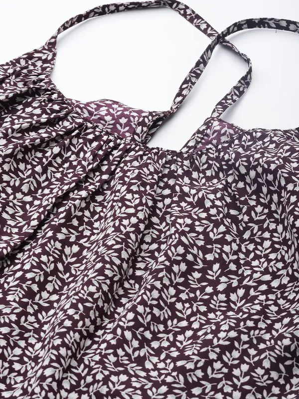 Burgundy_Georgette_Floral_Print_dress
