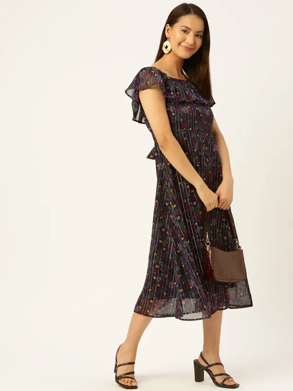 Blue_Georgette_Floral_Print_dress