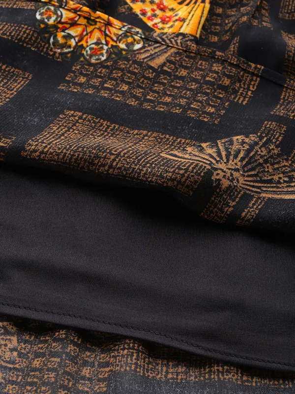 Brown_Georgette__dress
