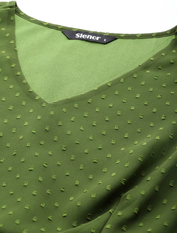 Olive_Georgette_Self_Design_dress
