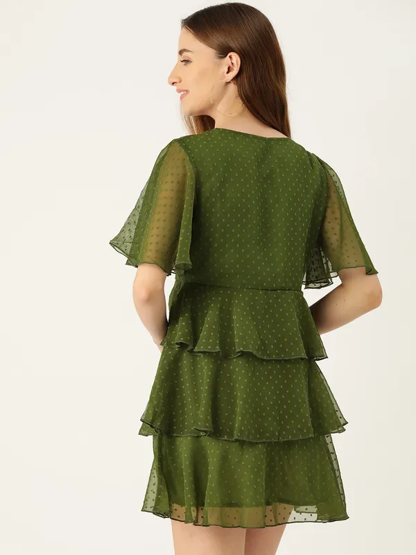 Olive_Georgette_Self_Design_dress