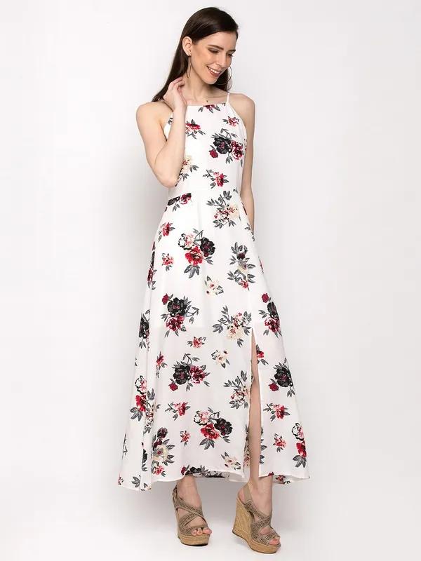 White_Polyester__dress