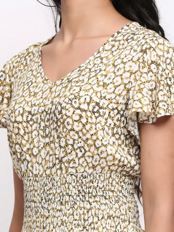 beige_Viscose_Rayon_Printed_dress