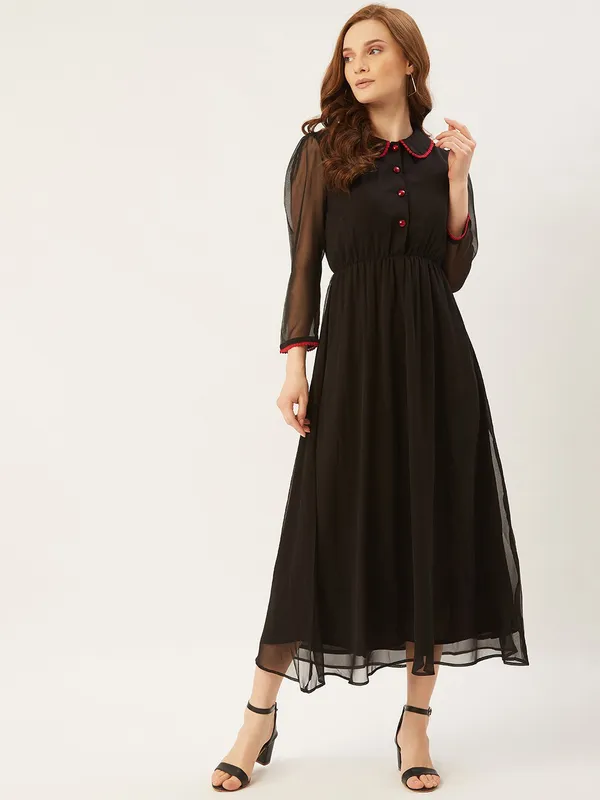 Black_Georgette_Solid_dress