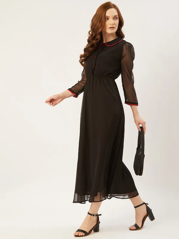 Black_Georgette_Solid_dress