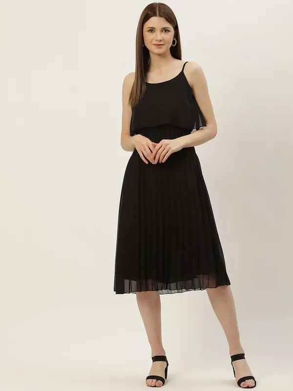 Black_Georgette_Solid_dress