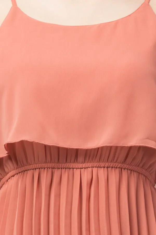 Peach_Polyester__dress