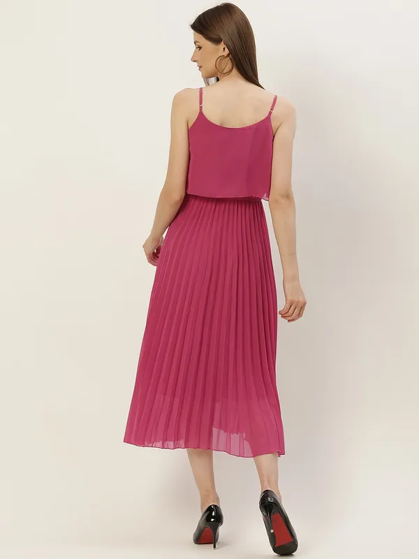 Pink_Georgette_Solid_dress