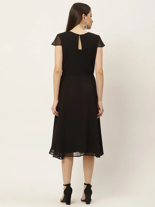 Black_Georgette_Solid_dress