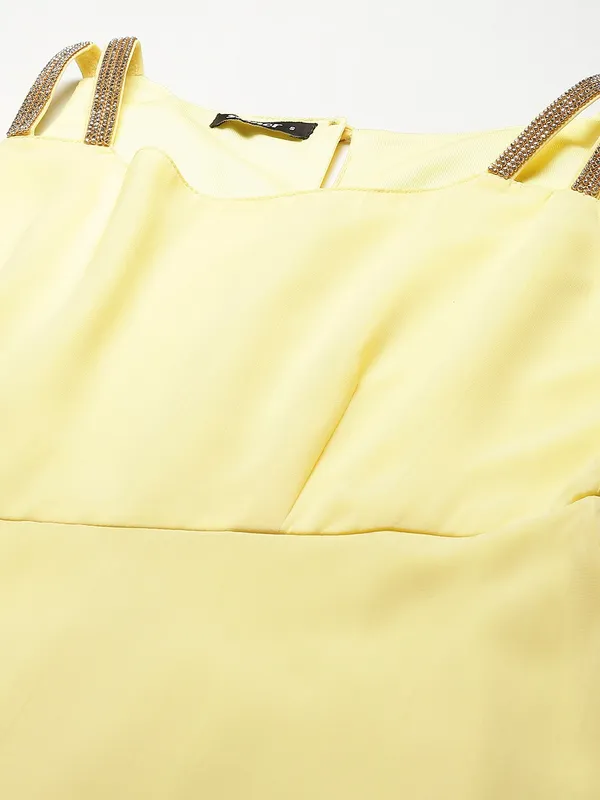 Yellow_Georgette_Solid_dress