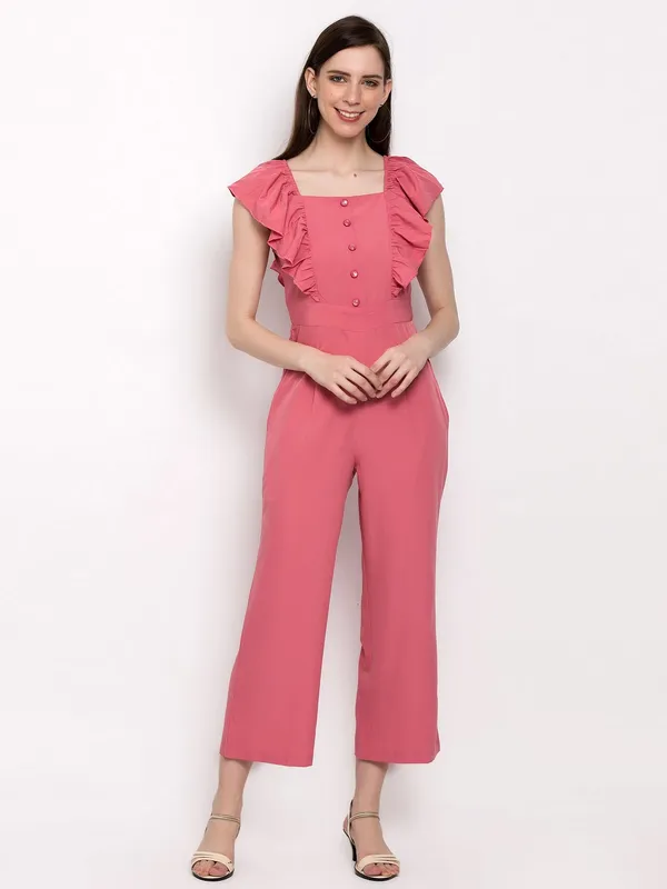 Pink_Polyester_Solid_jumpsuit