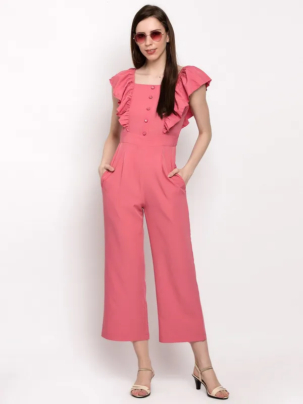 Pink_Polyester_Solid_jumpsuit