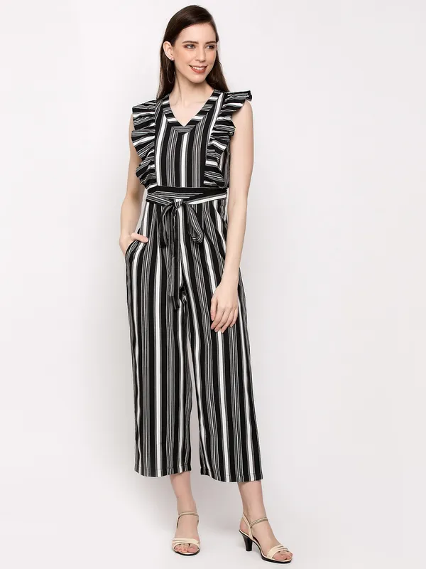 Black_Polyester_Striped_jumpsuit