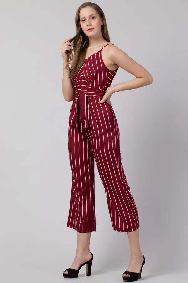 Maroon_Polyester_Striped_jumpsuit