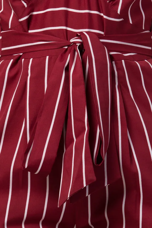 Maroon_Polyester_Striped_jumpsuit
