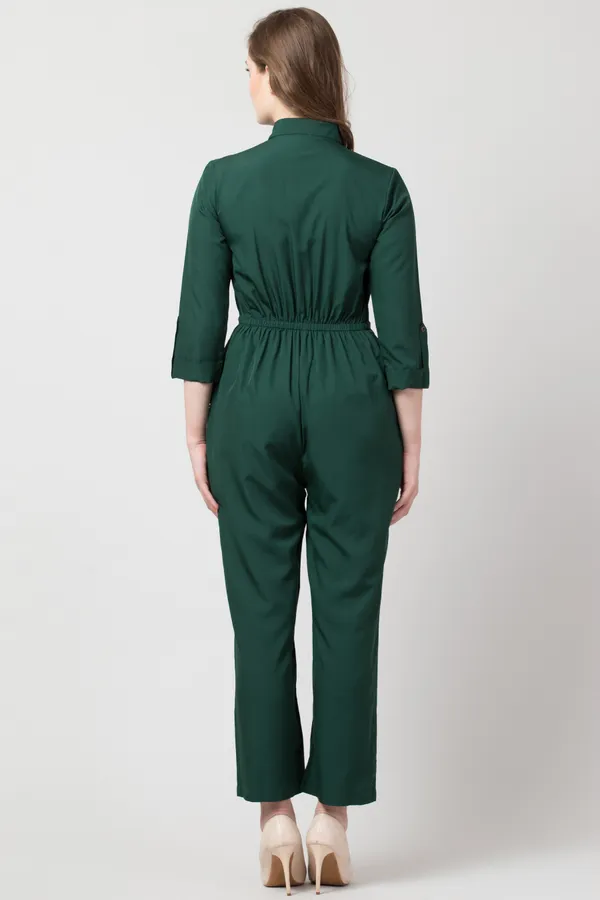 Dark_Green_Polyester_Solid_jumpsuit