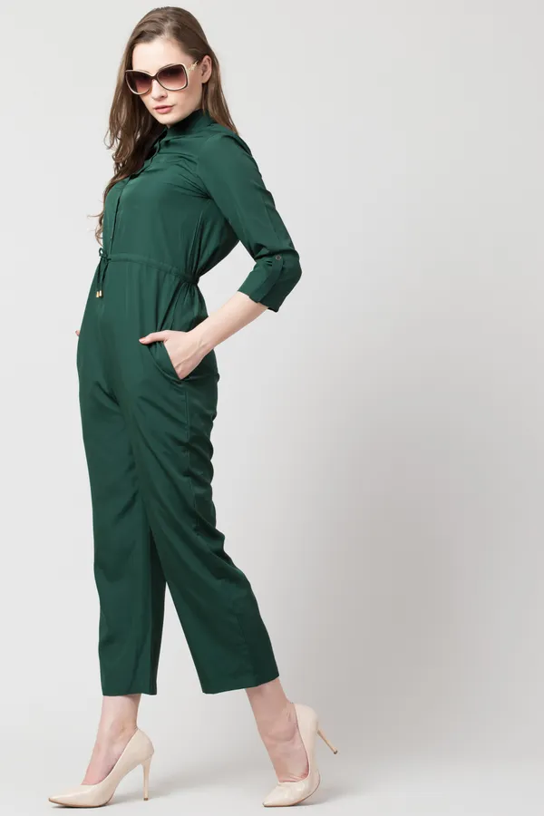 Dark_Green_Polyester_Solid_jumpsuit