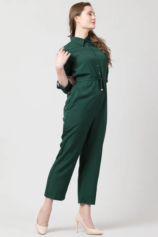 Dark_Green_Polyester_Solid_jumpsuit