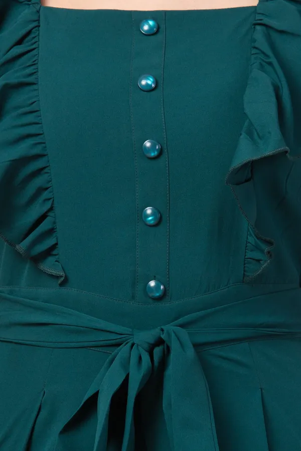 Dark_Green_Polyester_Solid_jumpsuit
