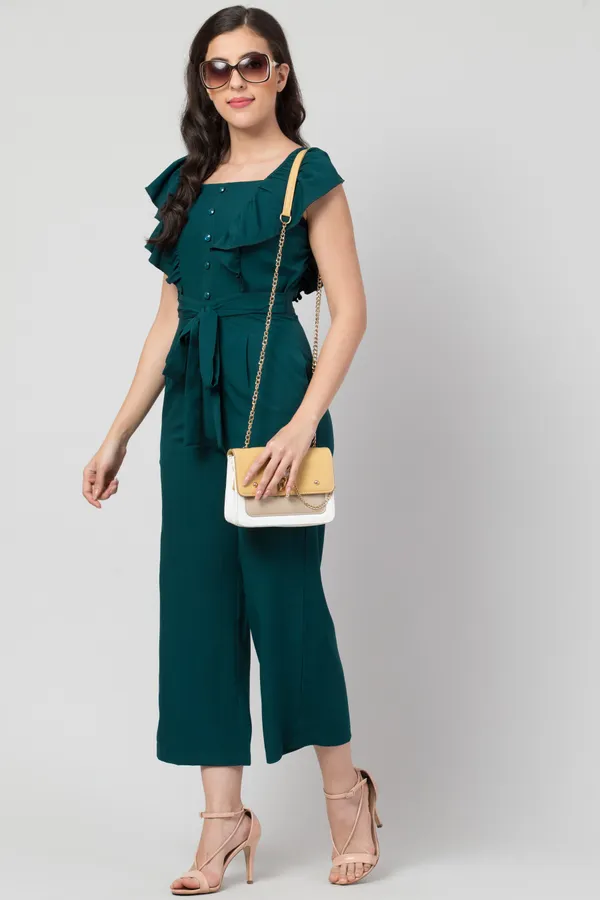 Dark_Green_Polyester_Solid_jumpsuit